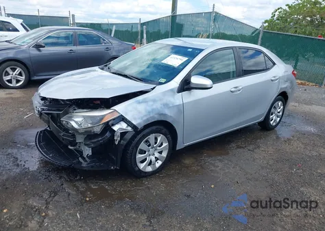 2016 Toyota Corolla Le from USA, damaged, VIN 2T1BURHE2GC504597